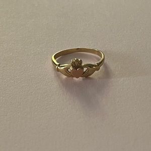 14K good clatter ring